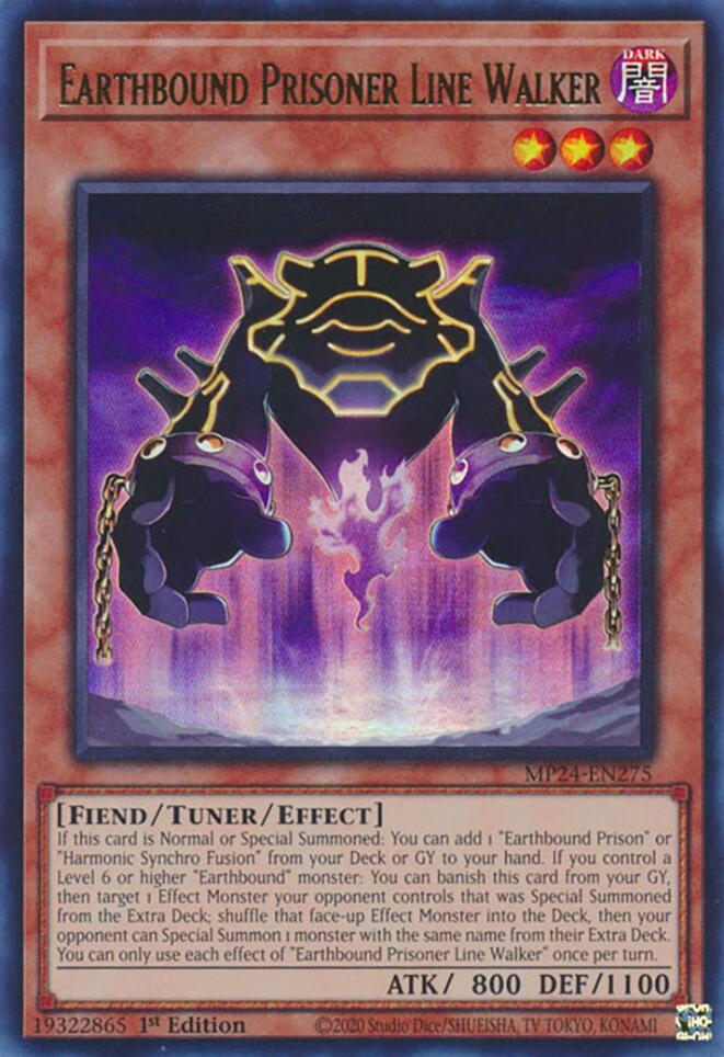 Earthbound Prisoner Line Walker [MP24-EN275] Ultra Rare | Jomio and Rueliete's Cards and Comics