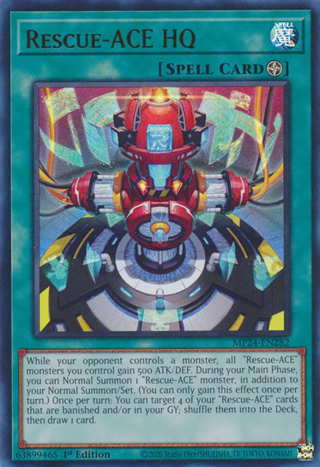Rescue-ACE HQ [MP24-EN282] Ultra Rare | Jomio and Rueliete's Cards and Comics
