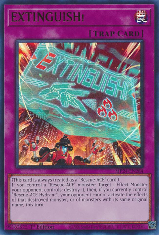 EXTINGUISH! [MP24-EN284] Ultra Rare | Jomio and Rueliete's Cards and Comics