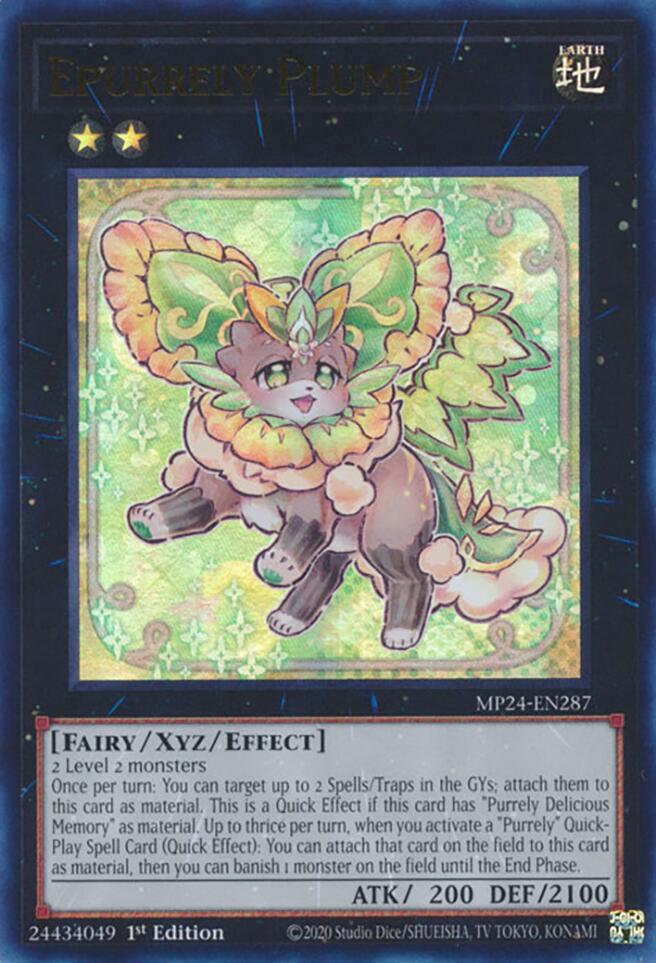 Epurrely Plump [MP24-EN287] Ultra Rare | Jomio and Rueliete's Cards and Comics
