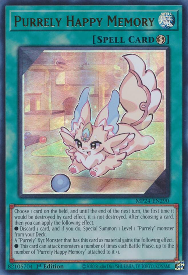 Purrely Happy Memory [MP24-EN290] Ultra Rare | Jomio and Rueliete's Cards and Comics