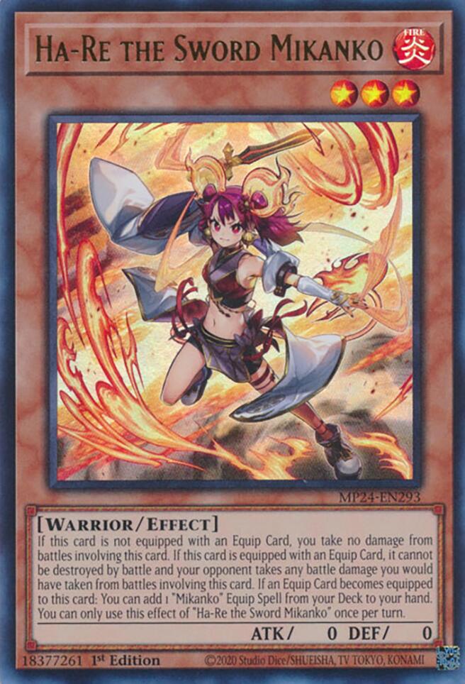 Ha-Re the Sword Mikanko [MP24-EN293] Ultra Rare | Jomio and Rueliete's Cards and Comics