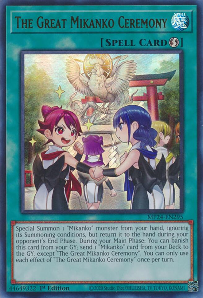 The Great Mikanko Ceremony [MP24-EN295] Ultra Rare | Jomio and Rueliete's Cards and Comics