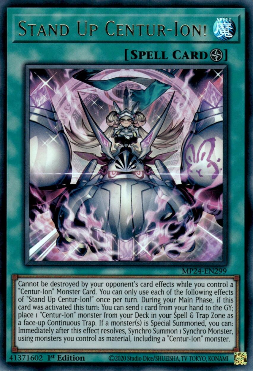 Stand Up Centur-Ion! [MP24-EN299] Ultra Rare | Jomio and Rueliete's Cards and Comics