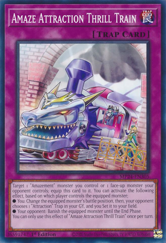 Amaze Attraction Thrill Train [MP24-EN305] Common | Jomio and Rueliete's Cards and Comics