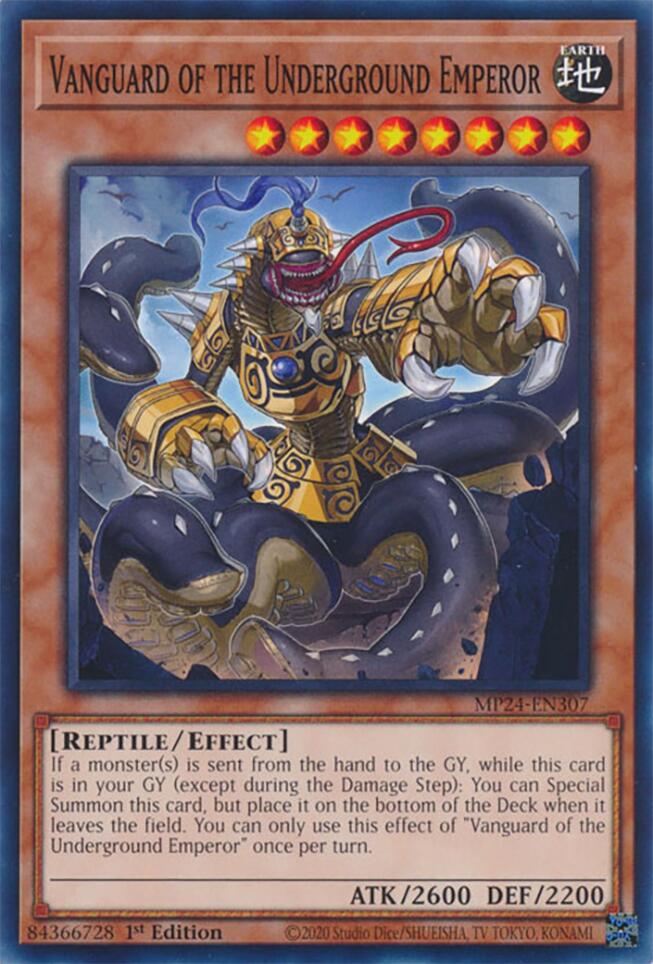 Vanguard of the Underground Emperor [MP24-EN307] Common | Jomio and Rueliete's Cards and Comics