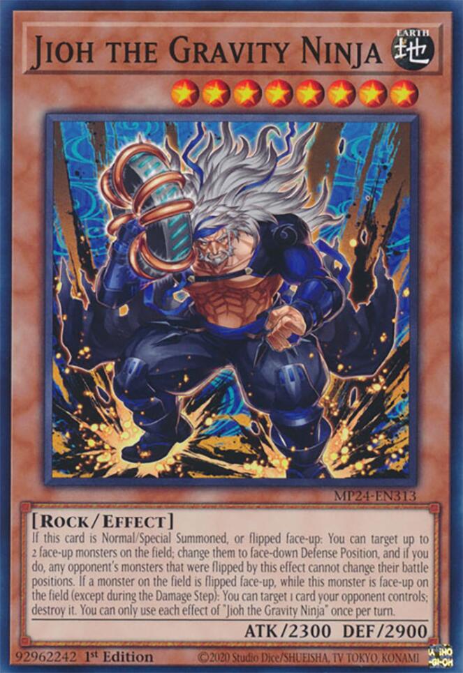 Jioh the Gravity Ninja [MP24-EN313] Common | Jomio and Rueliete's Cards and Comics