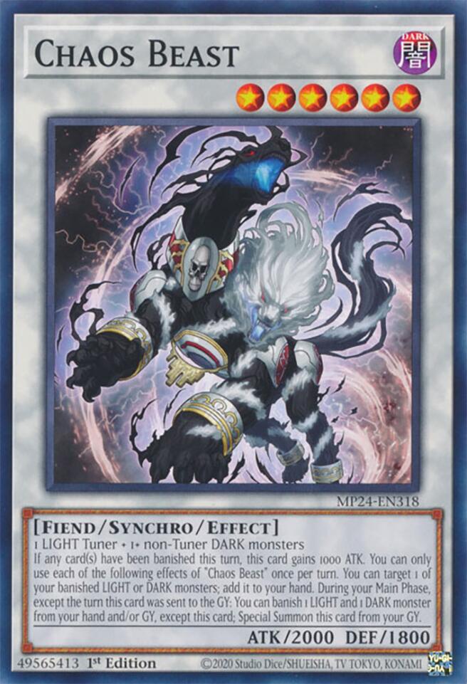 Chaos Beast [MP24-EN318] Common | Jomio and Rueliete's Cards and Comics