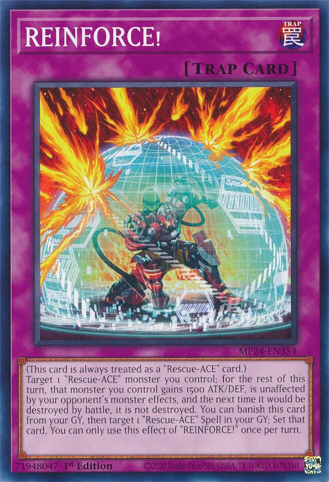 REINFORCE! [MP24-EN354] Common | Jomio and Rueliete's Cards and Comics
