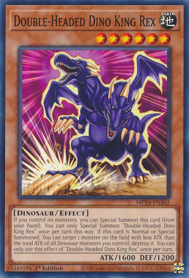 Double-Headed Dino King Rex [MP24-EN362] Common | Jomio and Rueliete's Cards and Comics