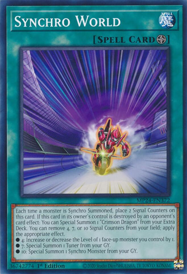 Synchro World [MP24-EN372] Common | Jomio and Rueliete's Cards and Comics