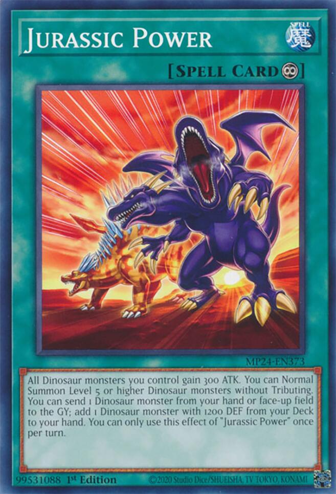 Jurassic Power [MP24-EN373] Common | Jomio and Rueliete's Cards and Comics