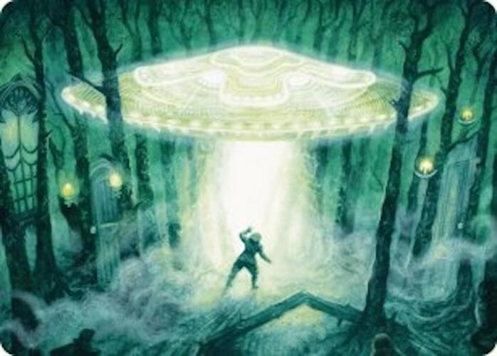 Unidentified Hovership Art Card [Duskmourn: House of Horror Art Series] | Jomio and Rueliete's Cards and Comics