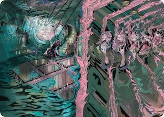 Mirror Room // Fractured Realm Art Card [Duskmourn: House of Horror Art Series] | Jomio and Rueliete's Cards and Comics