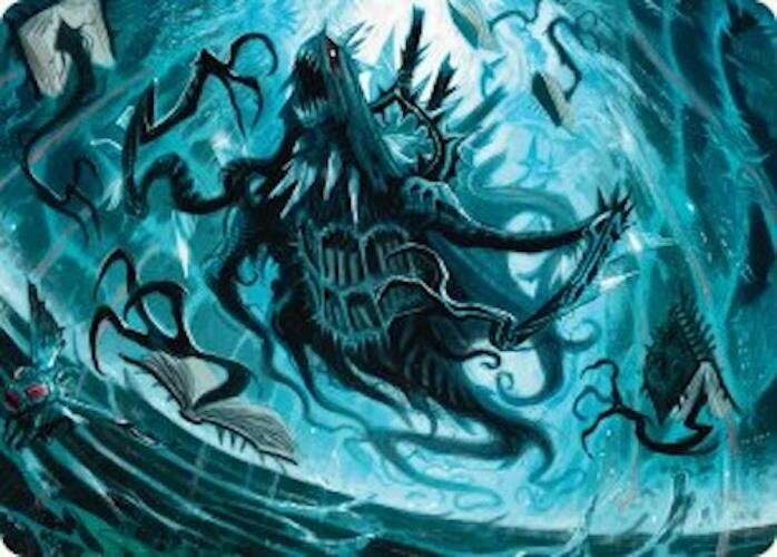 Overlord of the Floodpits Art Card [Duskmourn: House of Horror Art Series] | Jomio and Rueliete's Cards and Comics