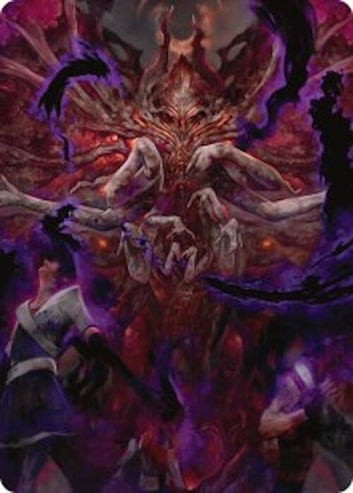 Damnation Art Card [Duskmourn: House of Horror Art Series] | Jomio and Rueliete's Cards and Comics