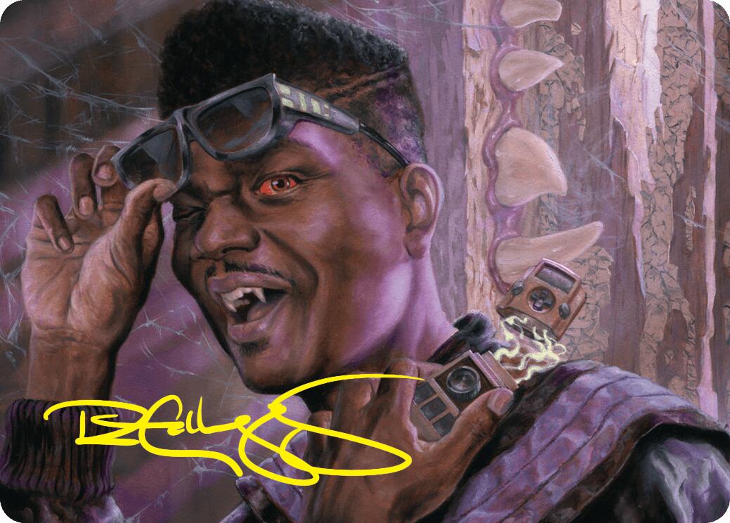 Dashing Bloodsucker Art Card (Gold-Stamped Signature) [Duskmourn: House of Horror Art Series] | Jomio and Rueliete's Cards and Comics