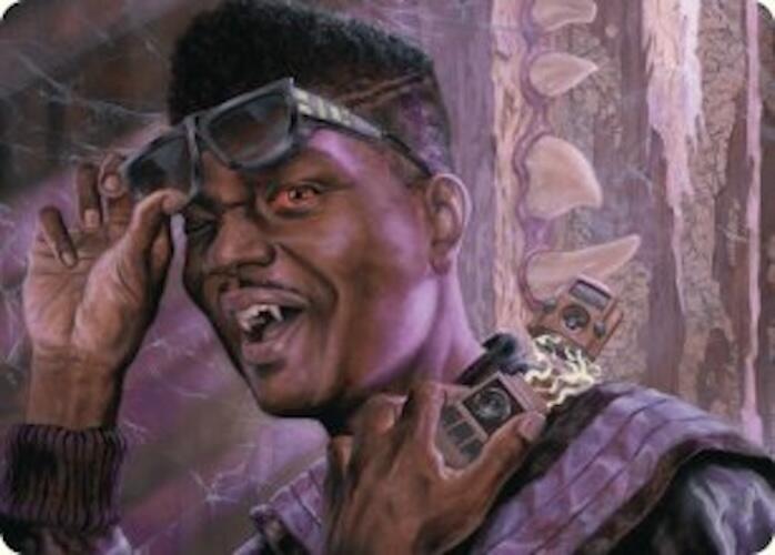 Dashing Bloodsucker Art Card [Duskmourn: House of Horror Art Series] | Jomio and Rueliete's Cards and Comics