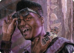 Dashing Bloodsucker Art Card [Duskmourn: House of Horror Art Series] | Jomio and Rueliete's Cards and Comics