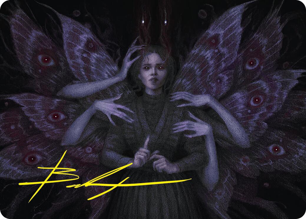 Demonic Counsel Art Card (7/54) (Gold-Stamped Signature) [Duskmourn: House of Horror Art Series] | Jomio and Rueliete's Cards and Comics