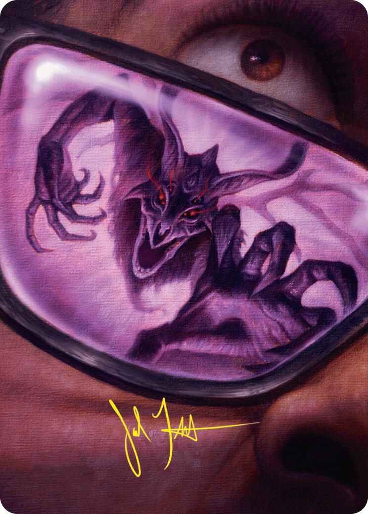 Doomsday Excruciator Art Card (Gold-Stamped Signature) [Duskmourn: House of Horror Art Series] | Jomio and Rueliete's Cards and Comics