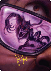 Doomsday Excruciator Art Card (Gold-Stamped Signature) [Duskmourn: House of Horror Art Series] | Jomio and Rueliete's Cards and Comics