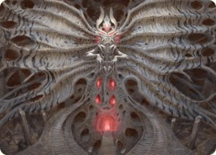 Valgavoth, Terror Eater Art Card [Duskmourn: House of Horror Art Series] | Jomio and Rueliete's Cards and Comics