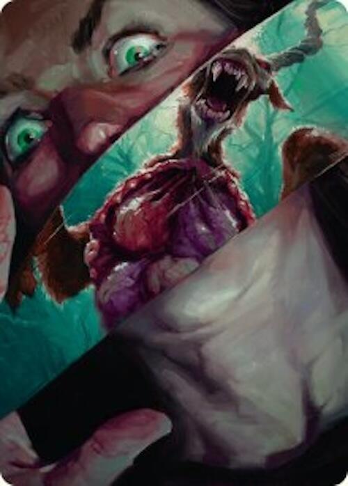 Hauntwoods Shrieker Art Card [Duskmourn: House of Horror Art Series] | Jomio and Rueliete's Cards and Comics