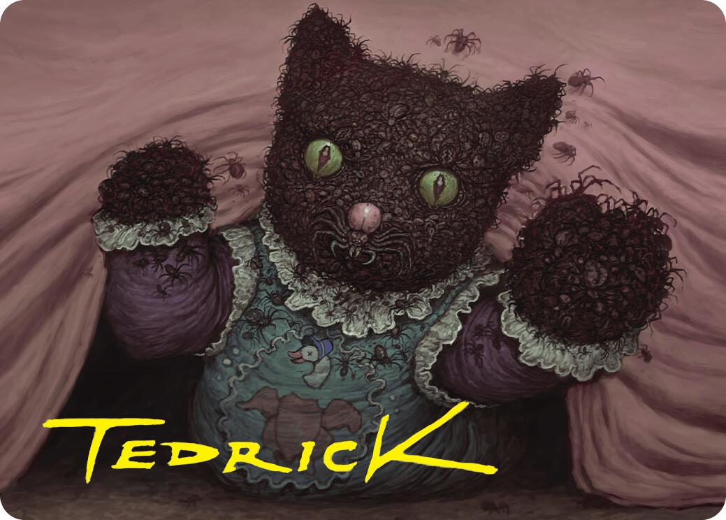 Twitching Doll Art Card (Gold-Stamped Signature) [Duskmourn: House of Horror Art Series] | Jomio and Rueliete's Cards and Comics