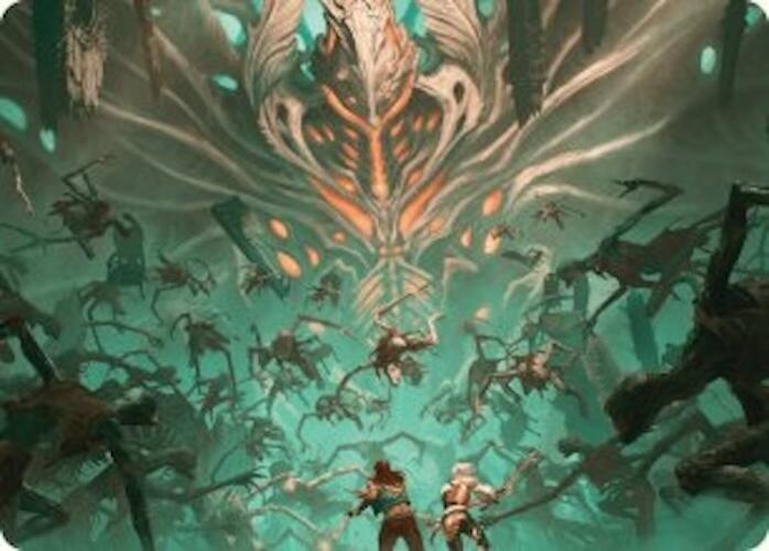 Valgavoth's Onslaught Art Card [Duskmourn: House of Horror Art Series] | Jomio and Rueliete's Cards and Comics