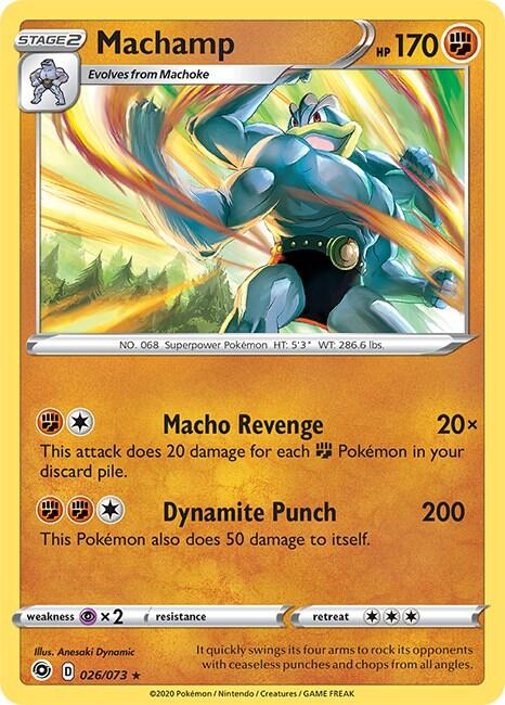 Machamp (26/73) (Intro Deck) [Sword & Shield: Champion's Path] | Jomio and Rueliete's Cards and Comics