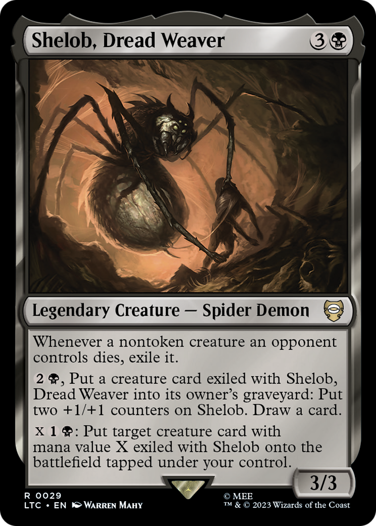 Shelob, Dread Weaver [The Lord of the Rings: Tales of Middle-Earth Commander] | Jomio and Rueliete's Cards and Comics