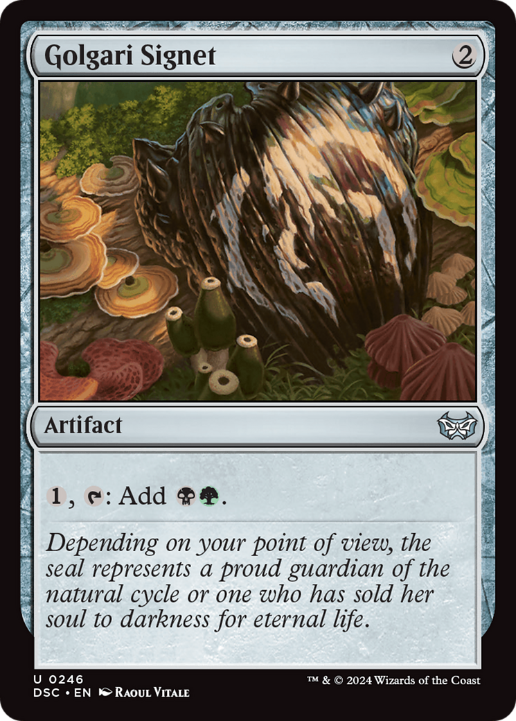 Golgari Signet [Duskmourn: House of Horror Commander] | Jomio and Rueliete's Cards and Comics