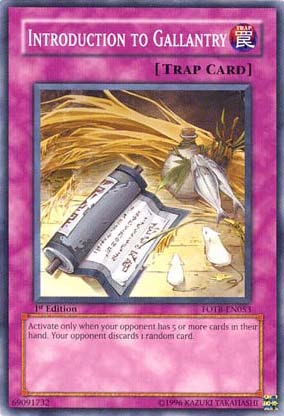 Introduction to Gallantry [FOTB-EN053] Common | Jomio and Rueliete's Cards and Comics