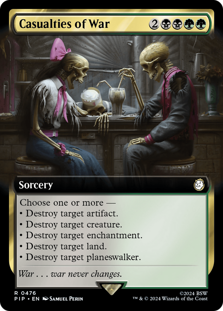 Casualties of War (Extended Art) [Fallout] | Jomio and Rueliete's Cards and Comics