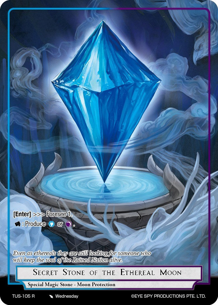 Secret Stone of the Ethereal Moon (TUS-105 R) [The Underworld of Secrets] | Jomio and Rueliete's Cards and Comics