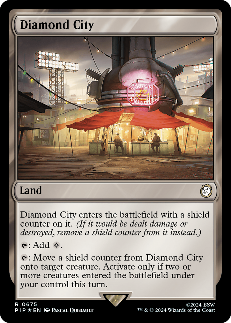Diamond City (Surge Foil) [Fallout] | Jomio and Rueliete's Cards and Comics