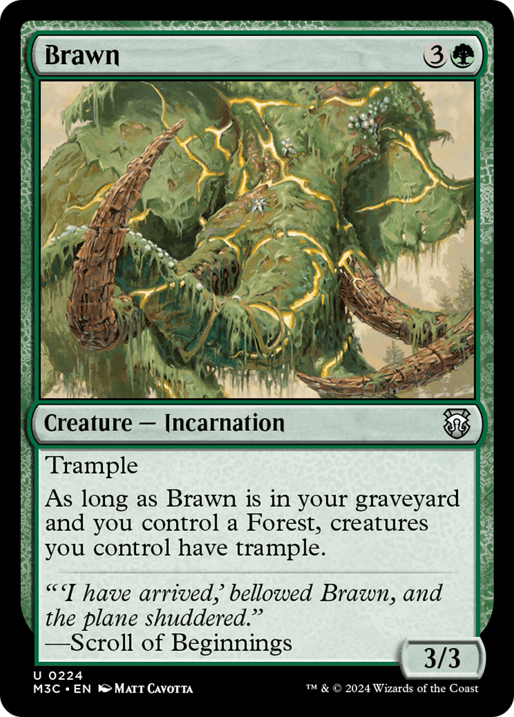 Brawn [Modern Horizons 3 Commander] | Jomio and Rueliete's Cards and Comics