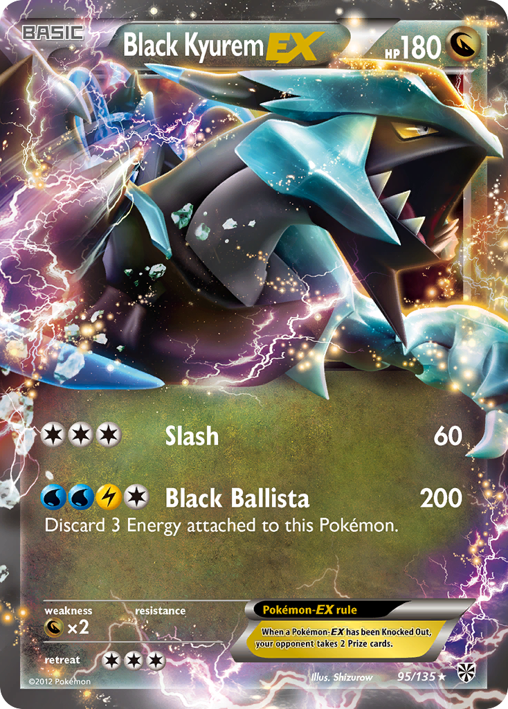 Black Kyurem EX (95/135) [Black & White: Plasma Storm] | Jomio and Rueliete's Cards and Comics
