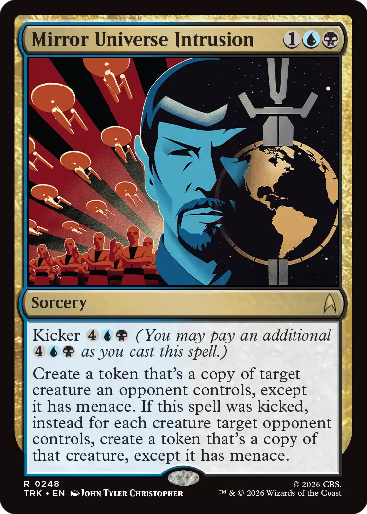 Mirror Universe Intrusion [Star Trek] | Jomio and Rueliete's Cards and Comics
