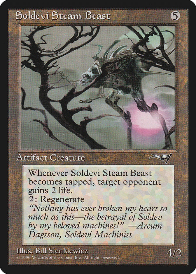 Soldevi Steam Beast (Purple Light Background) [Alliances] | Jomio and Rueliete's Cards and Comics