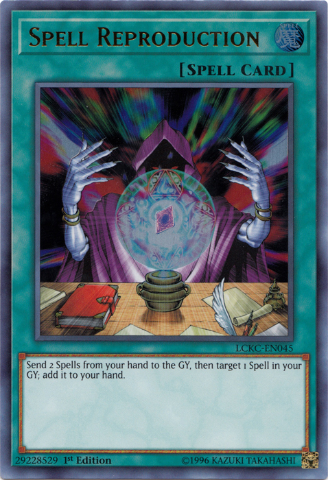 Spell Reproduction [LCKC-EN045] Ultra Rare | Jomio and Rueliete's Cards and Comics
