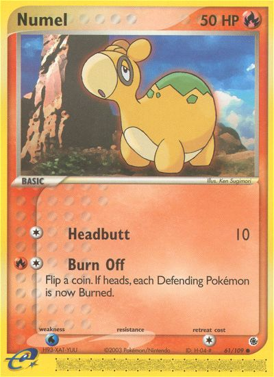 Numel (61/109) [EX: Ruby & Sapphire] | Jomio and Rueliete's Cards and Comics