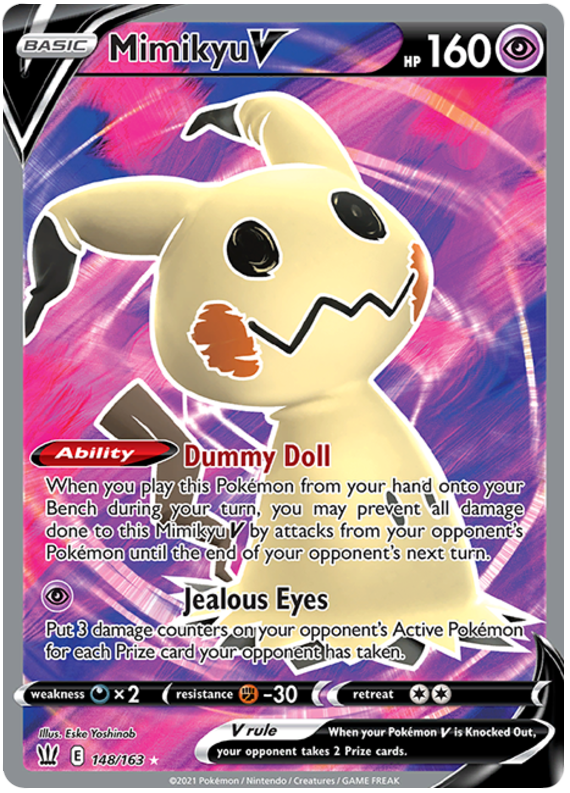 Mimikyu V (148/163) [Sword & Shield: Battle Styles] | Jomio and Rueliete's Cards and Comics