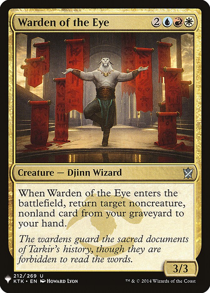 Warden of the Eye [Mystery Booster] | Jomio and Rueliete's Cards and Comics