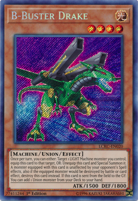 B-Buster Drake [LCKC-EN020] Secret Rare | Jomio and Rueliete's Cards and Comics