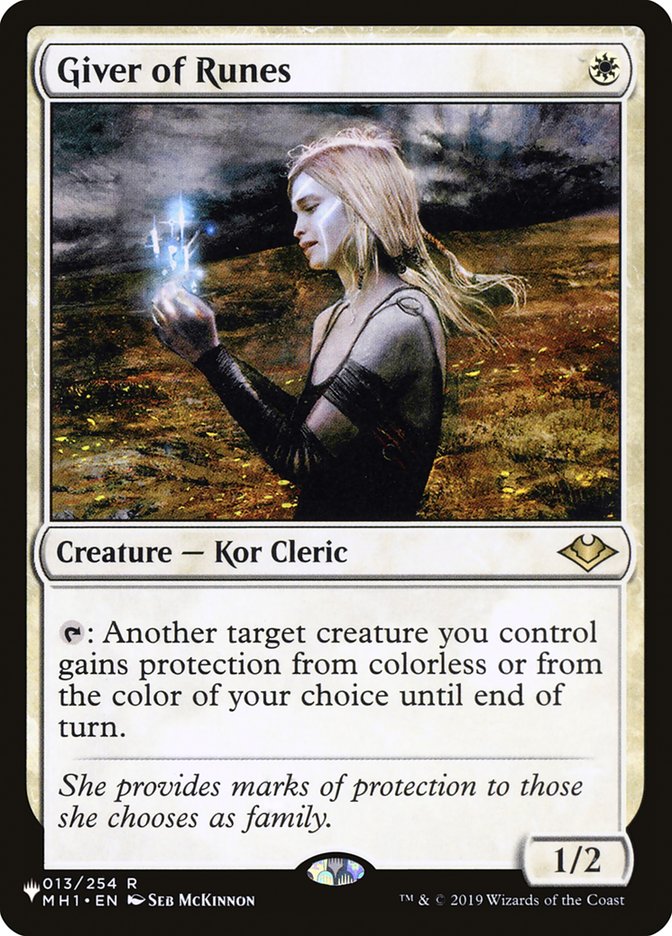 Giver of Runes [The List] | Jomio and Rueliete's Cards and Comics