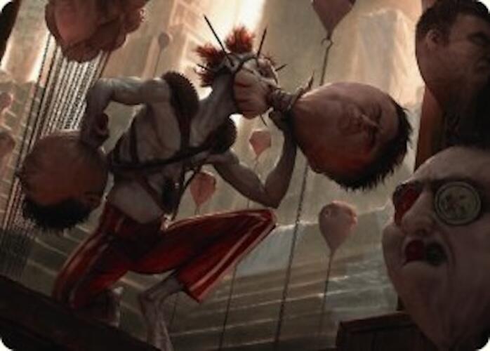 The Jolly Balloon Man Art Card [Duskmourn: House of Horror Art Series] | Jomio and Rueliete's Cards and Comics