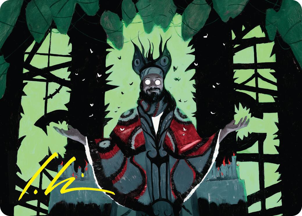 Victor, Valgavoth's Seneschal Art Card (23/54) (Gold-Stamped Signature) [Duskmourn: House of Horror Art Series] | Jomio and Rueliete's Cards and Comics