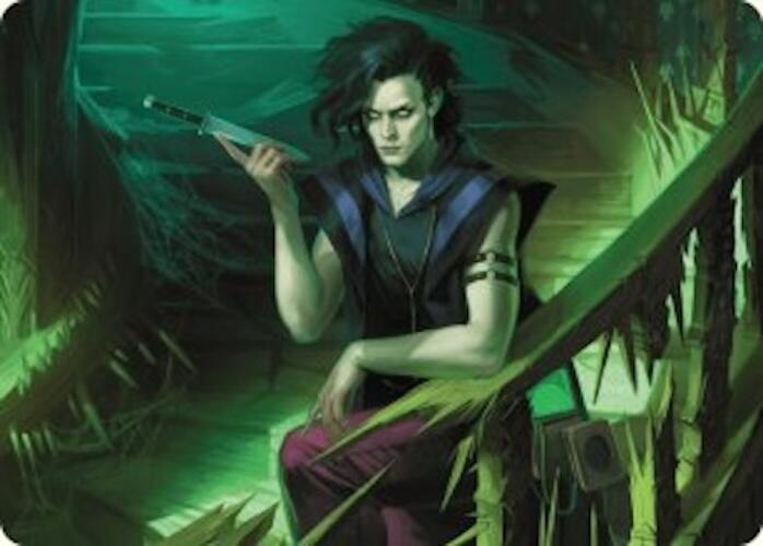 Winter, Misanthropic Guide Art Card [Duskmourn: House of Horror Art Series] | Jomio and Rueliete's Cards and Comics